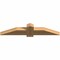 Ekena Millwork Eugene Smooth Timber Gable Bracket, Western Red Cedar, 48"W x 10"H x 3 1/2"D x 5 1/2"F, 5/12 Pitch GBW048X10X0406EUG00SWR - alternate 4